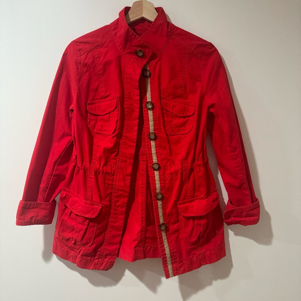 EUC XS Red Utility Jacket